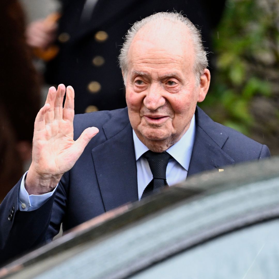 Las imágenes del rey Juan Carlos en Vitoria tras la publicación de los extractos de sus memorias