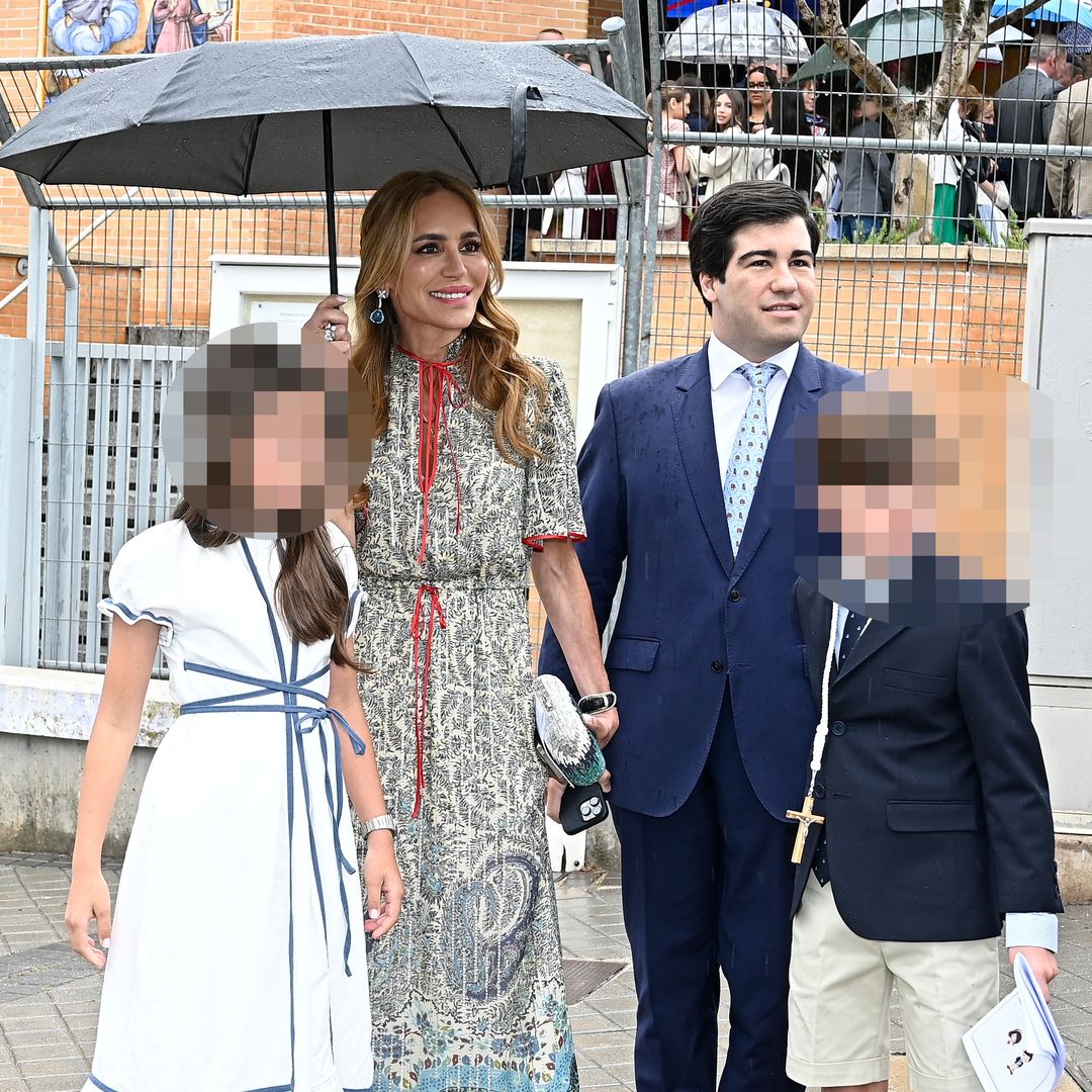La felicidad de Gema Ruiz en la Primera Comunión de su hijo Juan: las fotos de la celebración familiar en Madrid