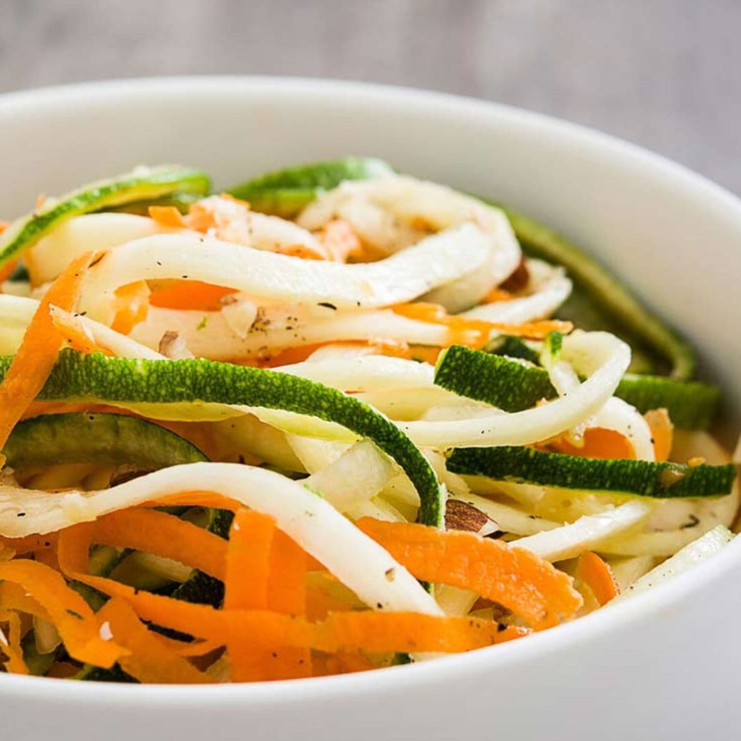 ¡Espiralízate! Cómo hacer espaguetis y tallarines vegetales sanos y deliciosos