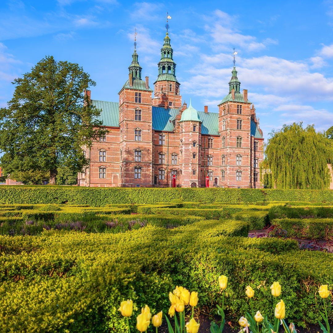 Jardines del castillo de Rosenborg, Copenhagen, dinamarca
