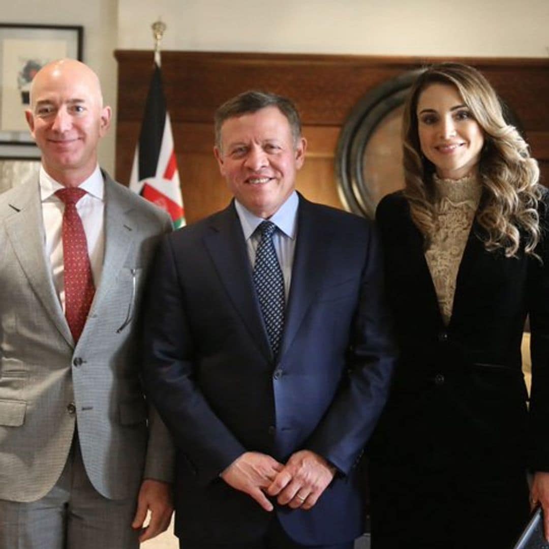 Así comenzó la insólita amistad entre Rania de Jordania y Bezos hace una década