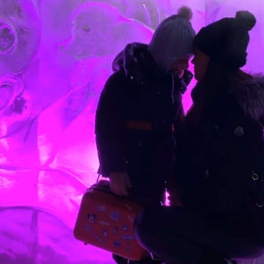 ¡En busca de Papá Noel! Romina Belluscio y su hijo Enzo viajan a Laponia