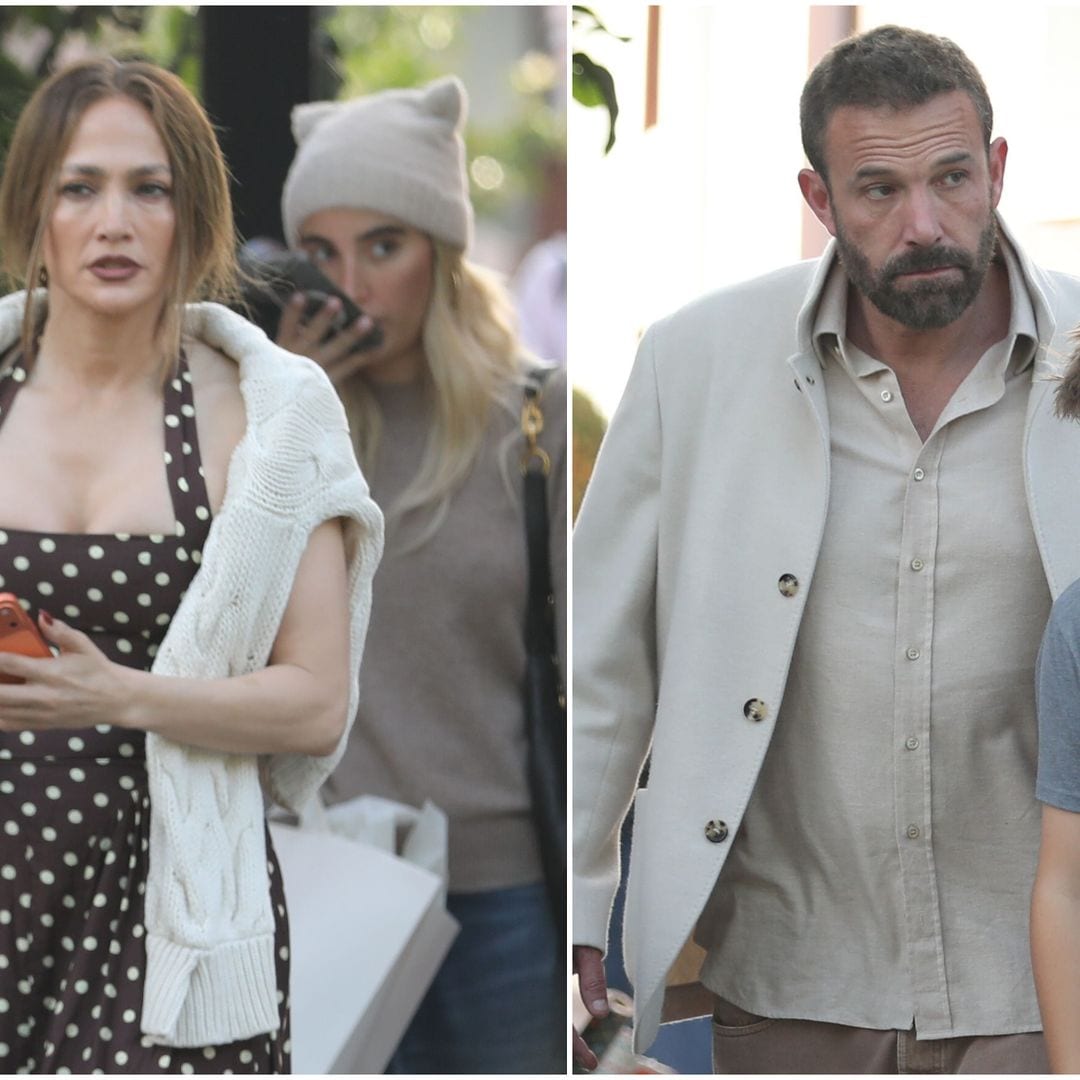 Jennifer Lopez se une a Ben Affleck y a su hijo Samuel en una salida de compras previo a Navidad