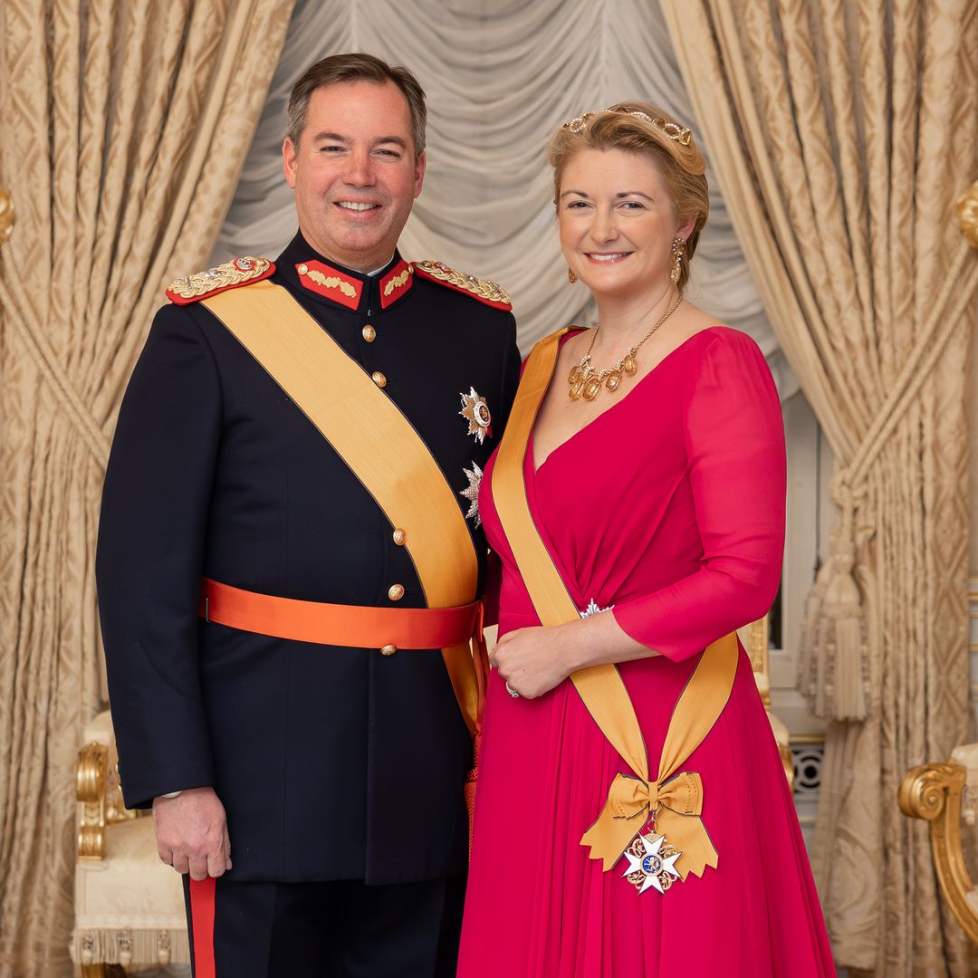 Stéphanie de Luxemburgo debuta en la primera gran gala del año con joyas de perlas y citrinos