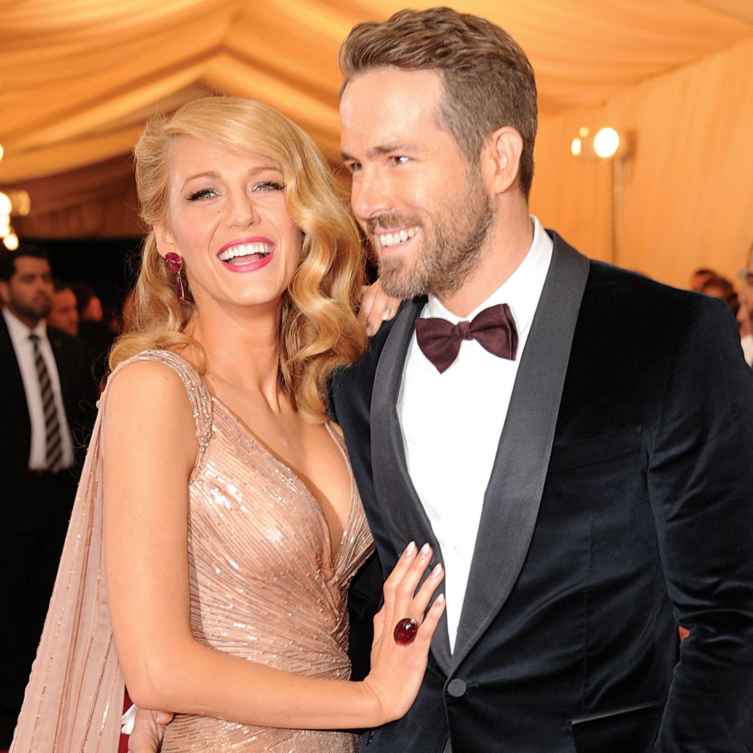 Ryan Reynolds y Blake Lively en un 'photocall'