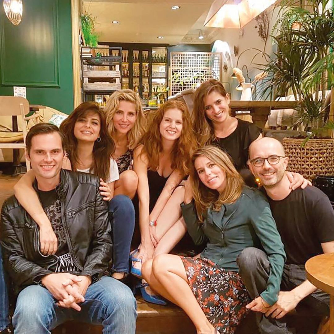 Roberto Hoyas, en uno de sus últimos encuentros con otros actores de la serie 'Al salir de clase'