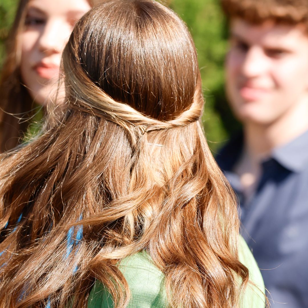 La Princesa Leonor en el encuentro con jóvenes de la Fundación Princesa de Girona el 10 de julio de 2024