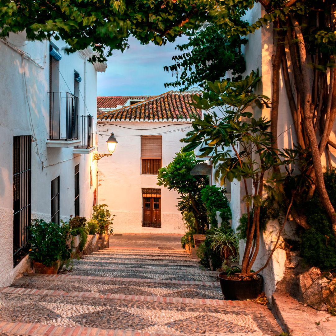 Calles del casco antiguo de Salobreña, en Granada