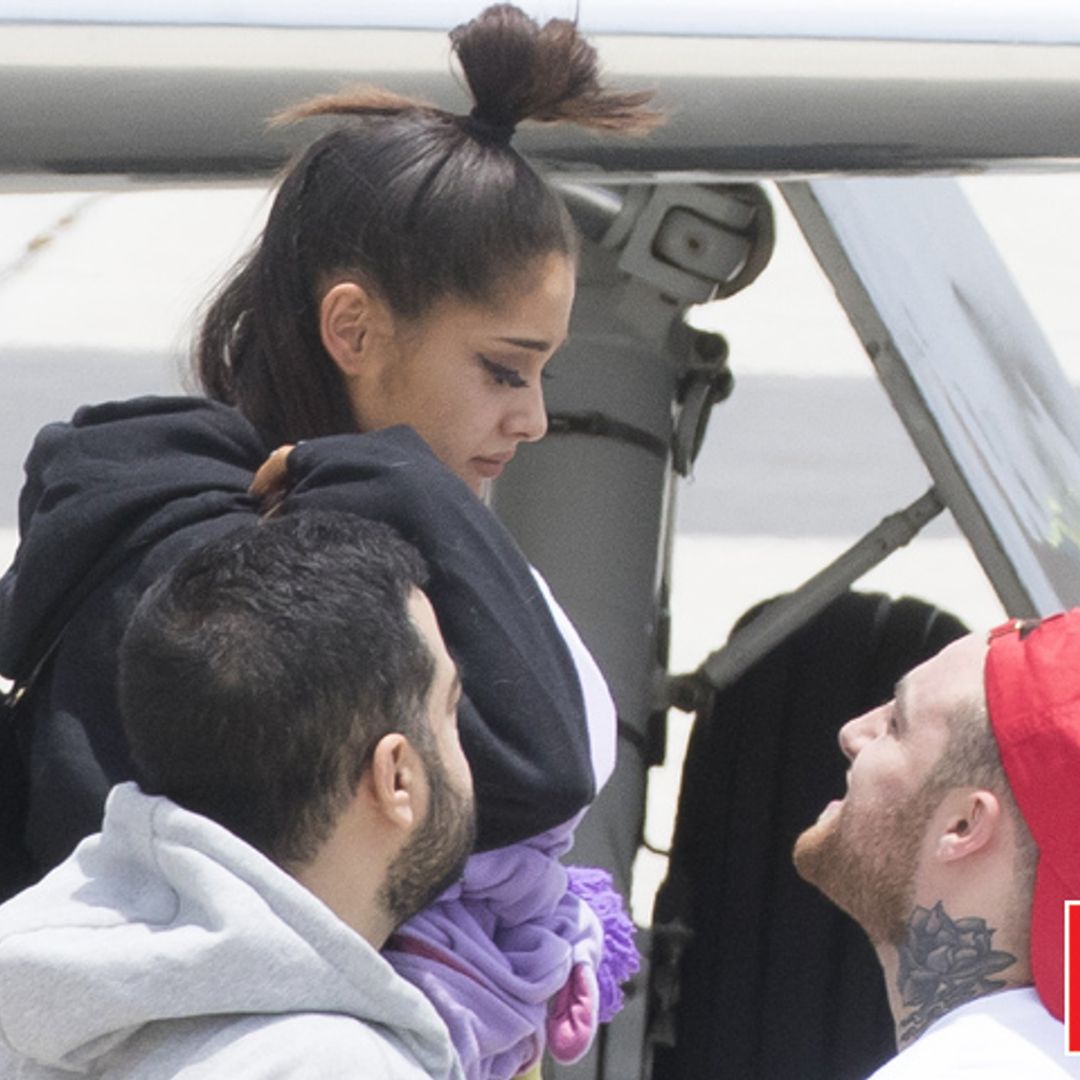 En vídeo: Ariana Grande vuelve a casa y se refugia en los suyos