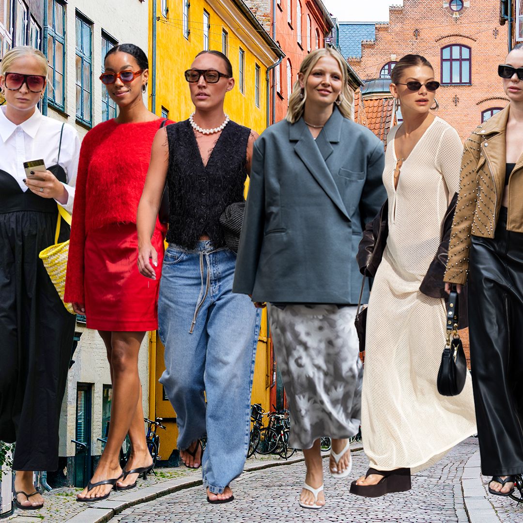 Así es como las 'Copenhagen girlies' llevan 'flip flops' esta temporada