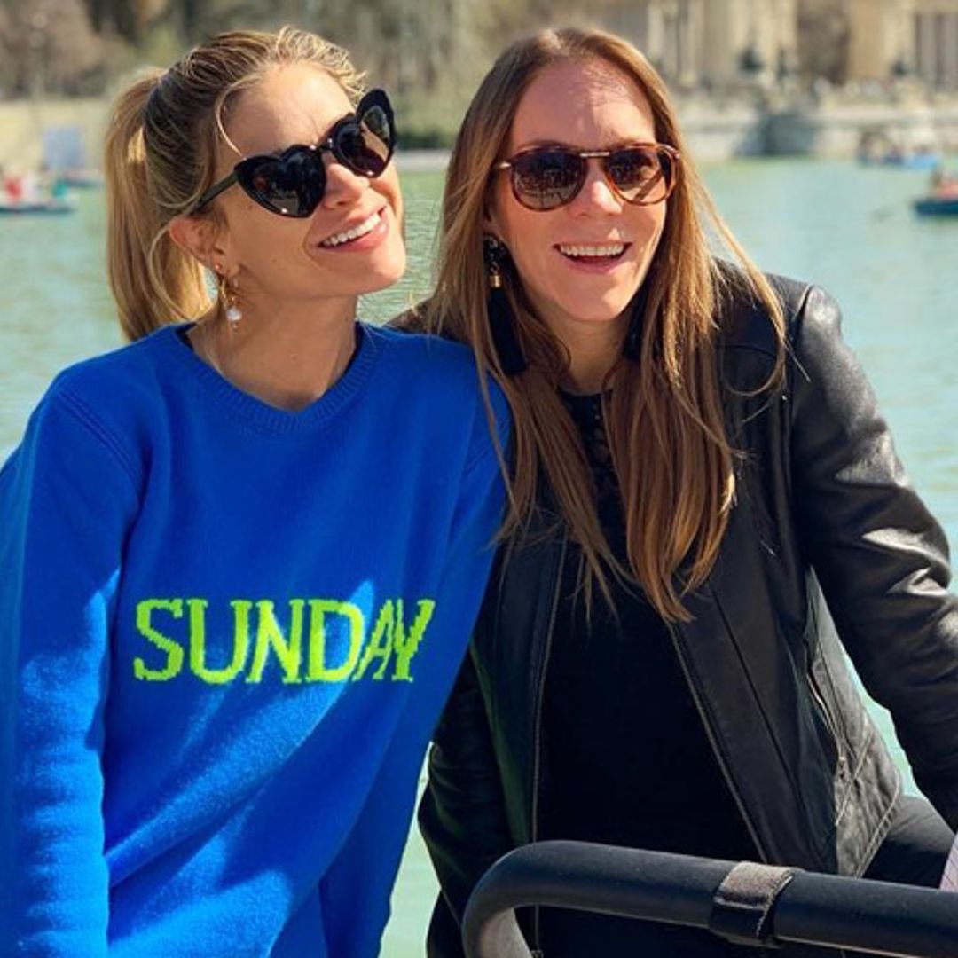 El primer paseo por el parque de El Retiro de Valentina, la hija de Carla Pereyra y Simeone