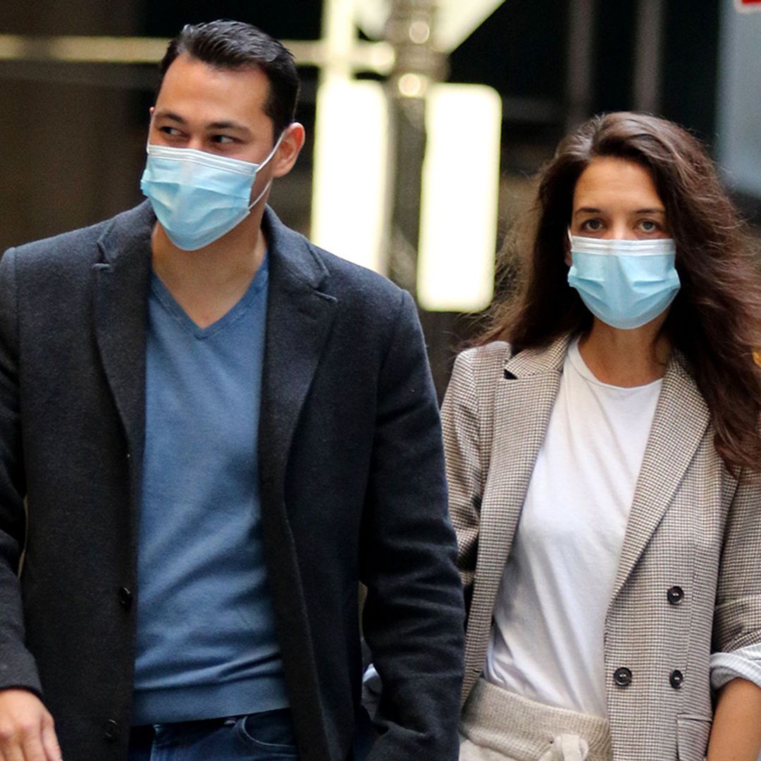 Katie Holmes, de la mano por Nueva York con su nuevo amor, Emilio Vitolo Jr.