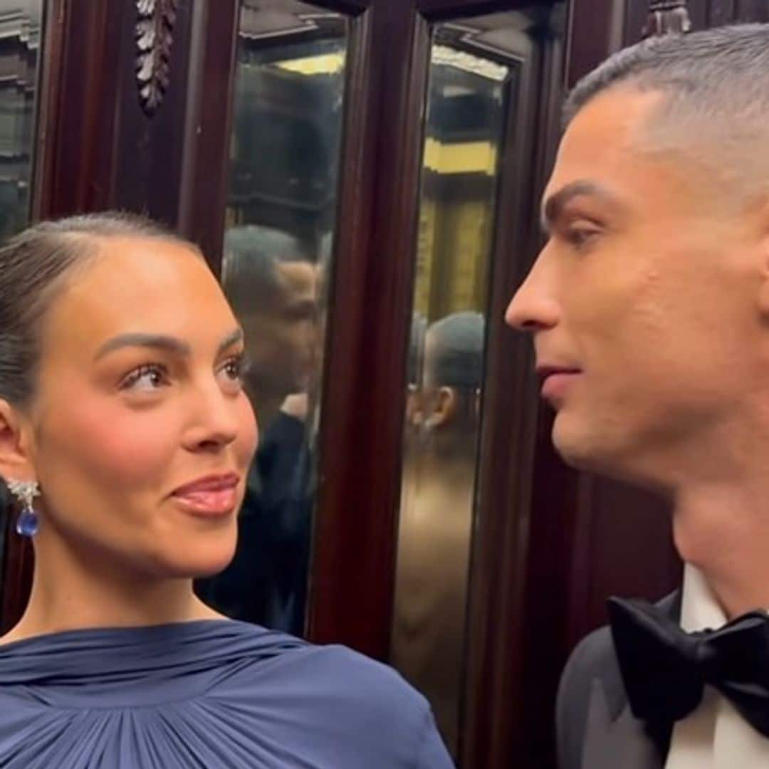Georgina Rodríguez y Cristiano Ronaldo comparten lo que no se vio de su encuentro con Donald Trump
