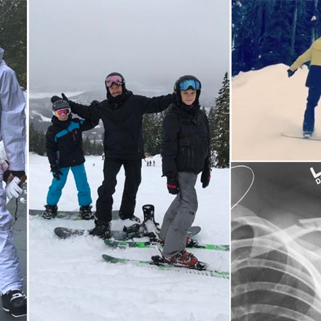 El accidente de Brooklyn Beckham mientras practicaba 'snowboard' en sus idílicas vacaciones familiares
