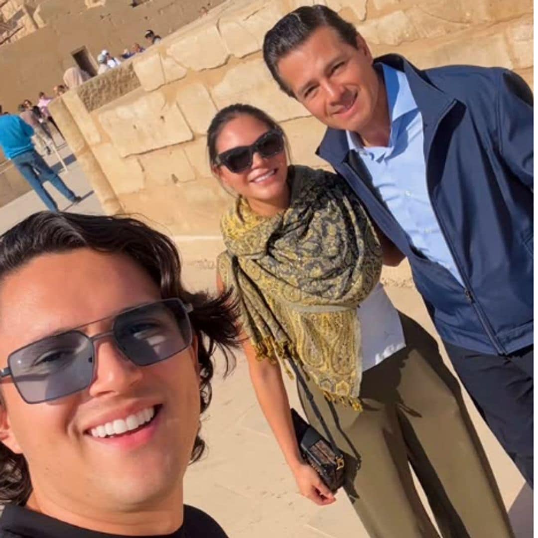 Captan a Enrique Peña Nieto en Egipto, ¿iba solo o bien acompañado?