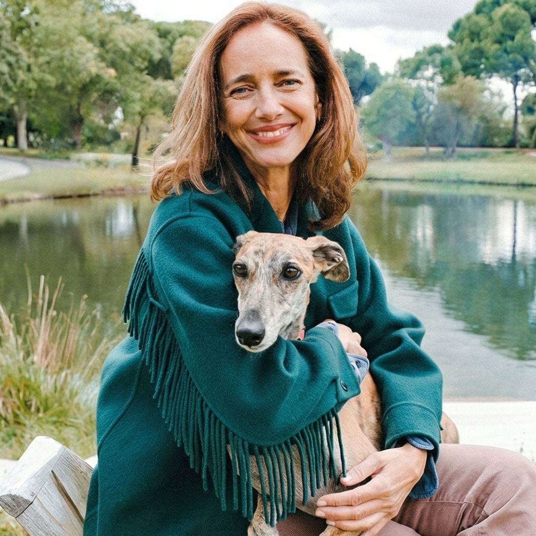 Blanca Suelves y el rescate que le cambió la vida: la conmovedora historia de Olga, su galga abandonada