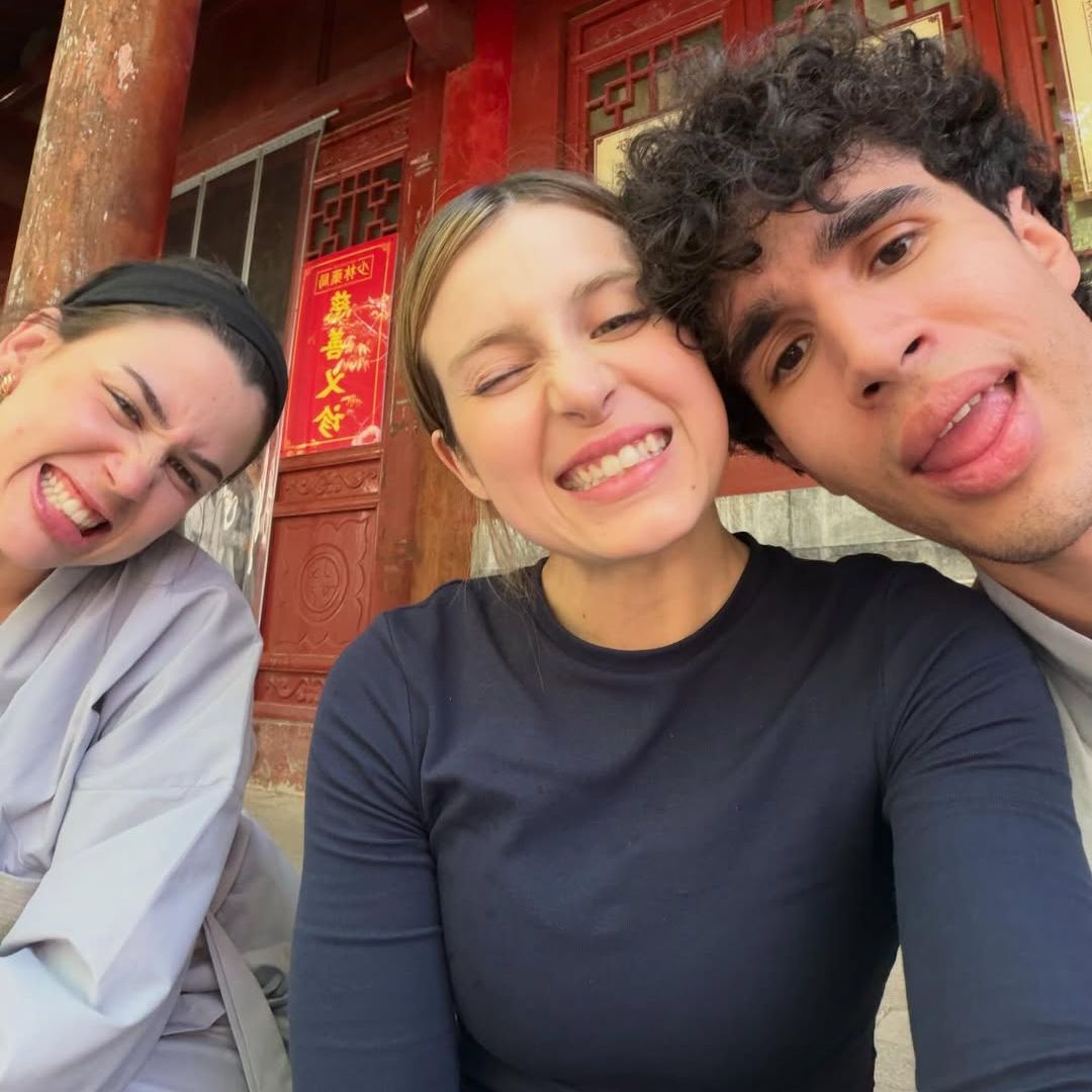 'Roro' en un gracioso 'selfie' en China