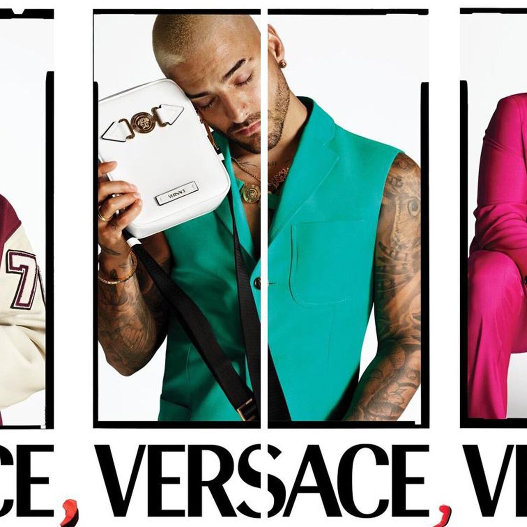 Maluma es el nuevo hombre Versace para la campaña primavera-verano 2022