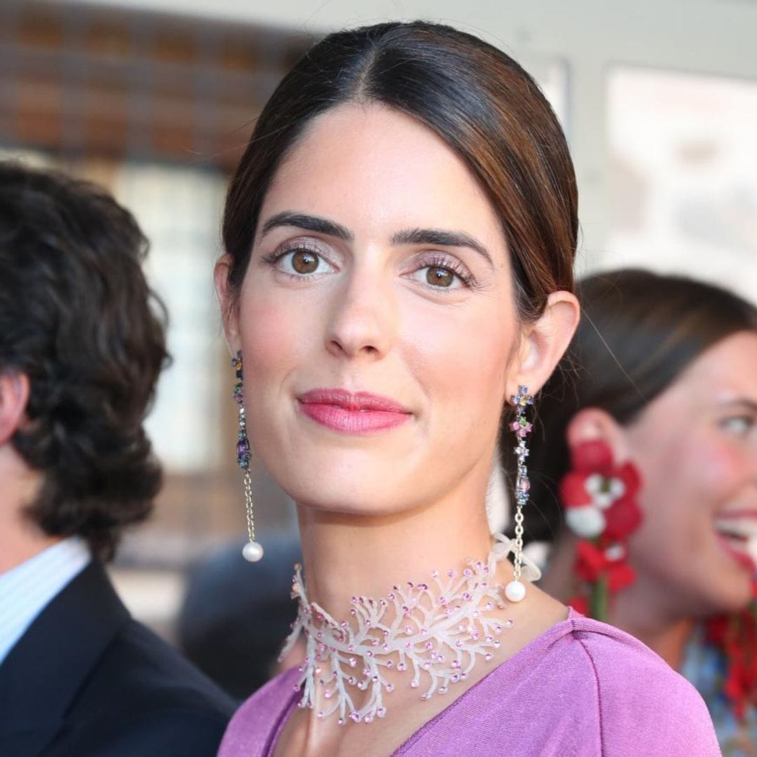 Sofía Palazuelo en la boda de Jaime Palazuelo y Micaella Rubini