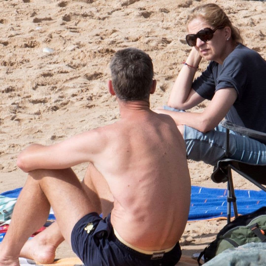Las imágenes inéditas de las vacaciones de la infanta Cristina e Iñaki Urdangarín