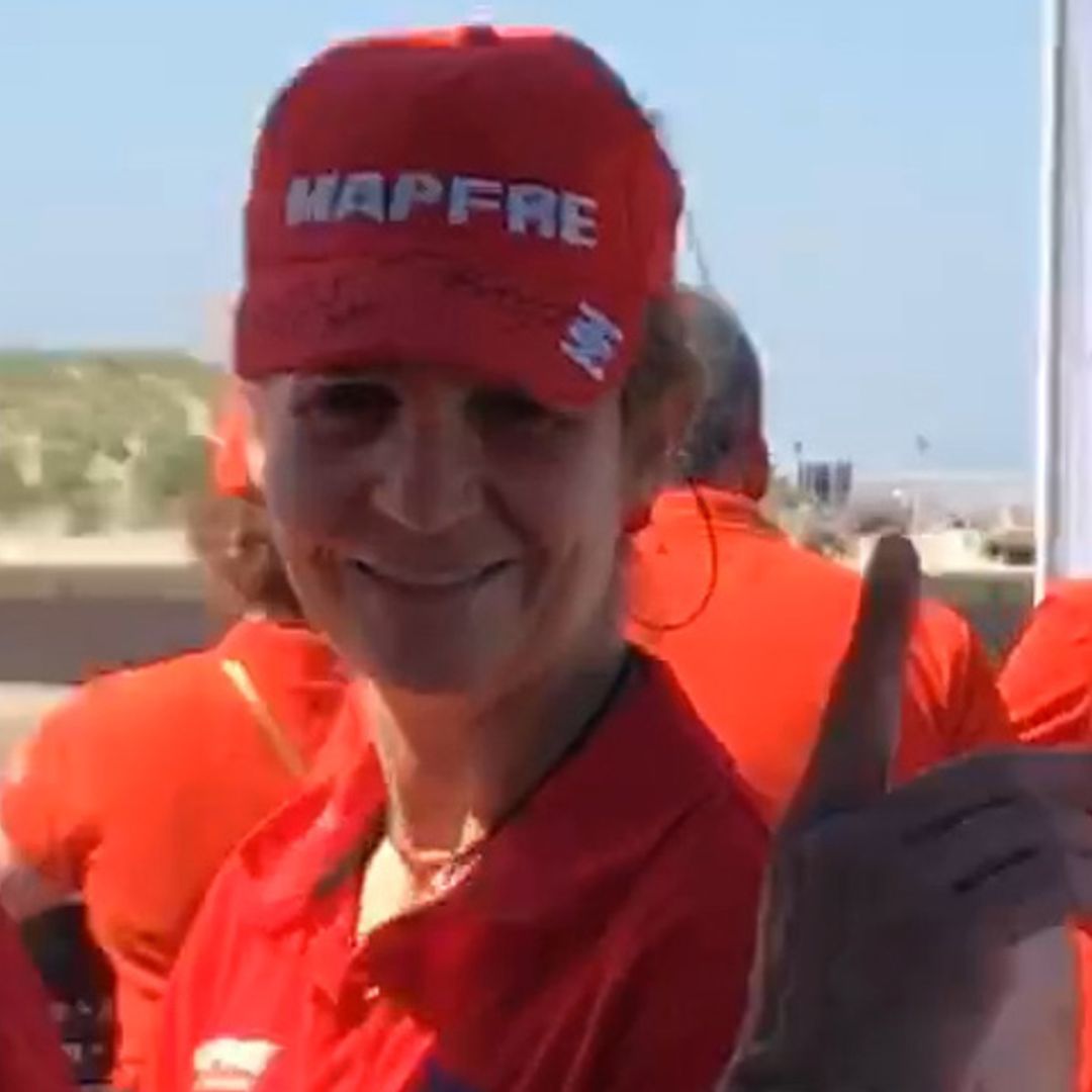 La infanta Elena acude a La Haya para apoyar al equipo español en la Volvo Ocean Race