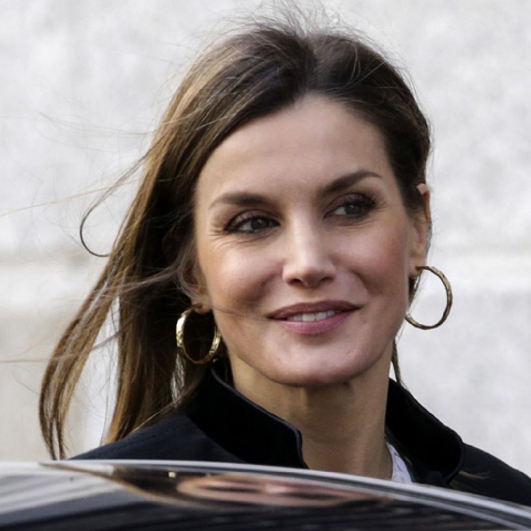 La reina Letizia llega a Santo Domingo para dar comienzo a su viaje de cooperación