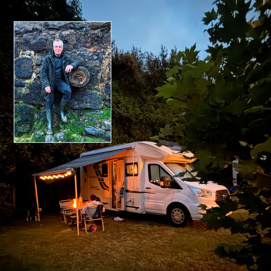 David Cantero, presentador de informativos, viajes en autocaravana