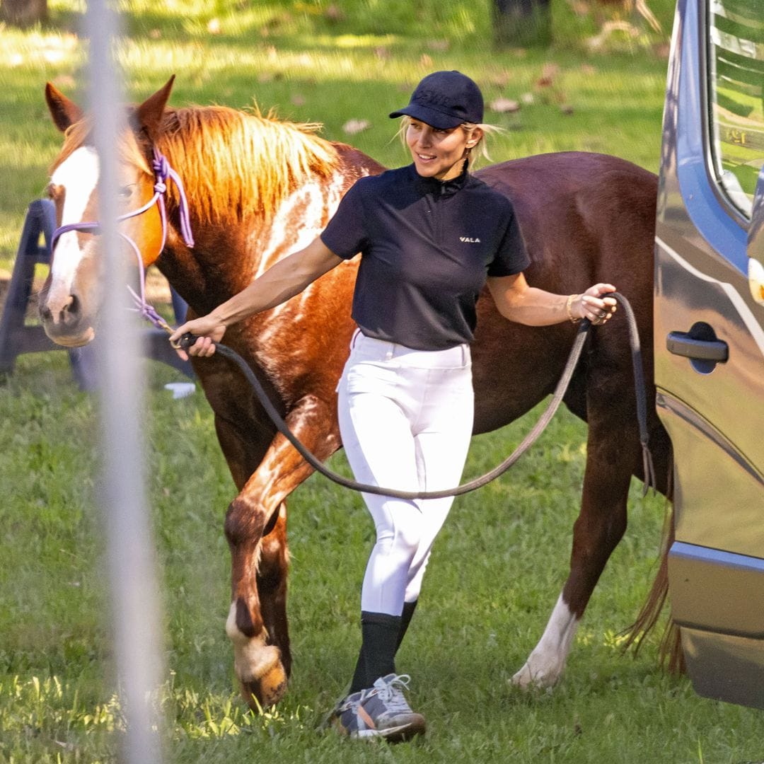 Elsa Pataky con su caballo