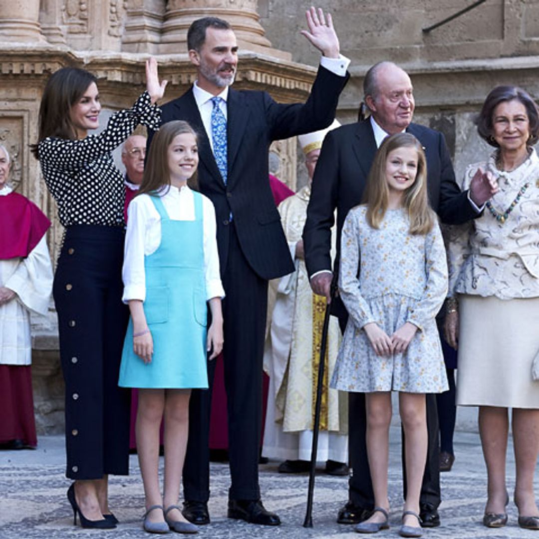 Las últimas imágenes de don Juan Carlos, en dos actos de especial relevancia para la Familia Real