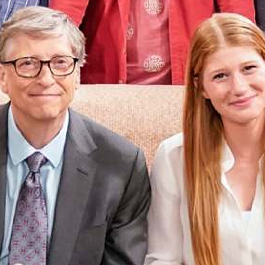 Jennifer Gates felicita a su padre con unas bonitas palabras y un recuerdo de su boda