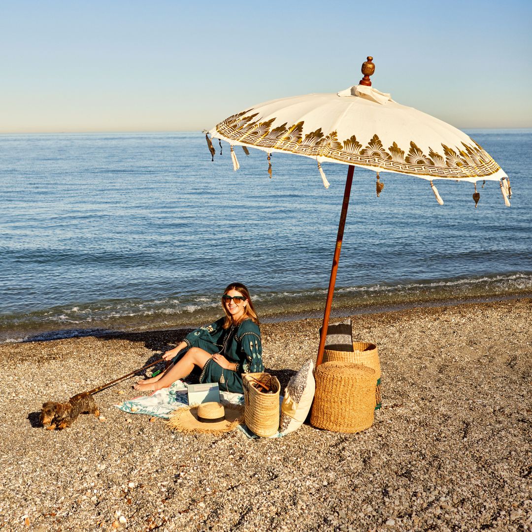Paula Babiano en la playa