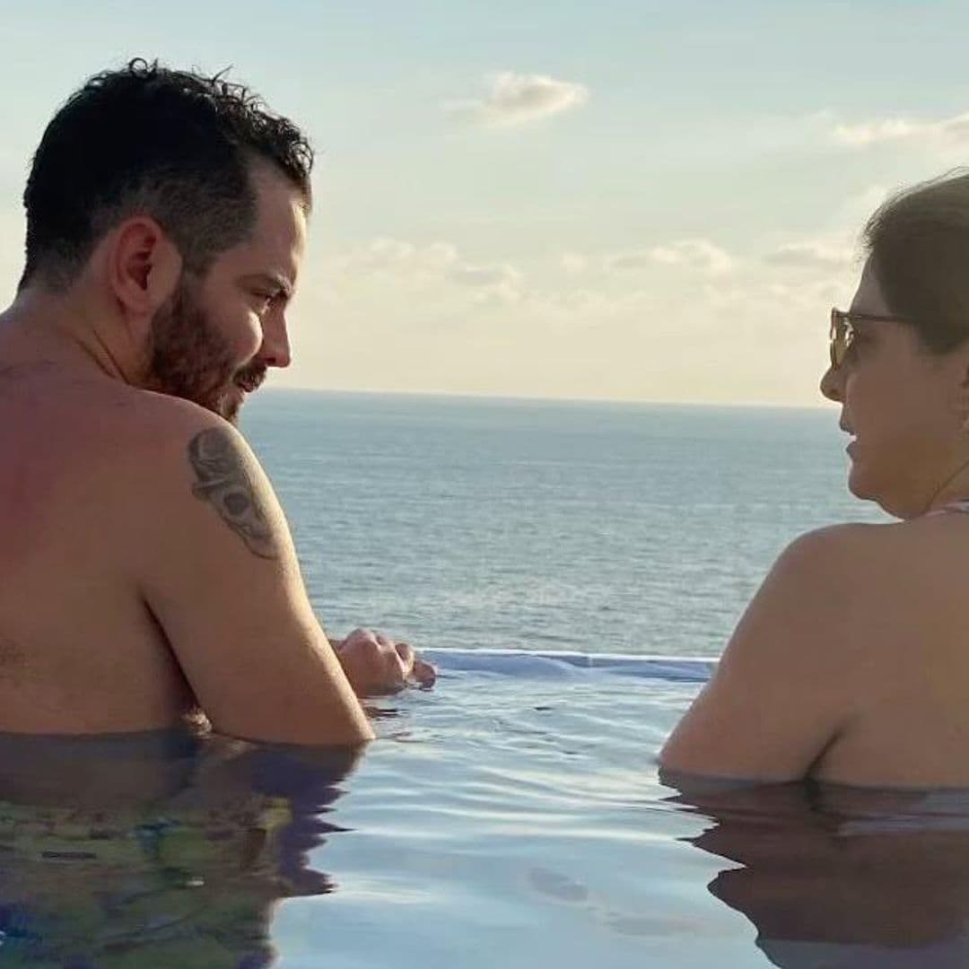 Tras no acudir al baby shower de los Derbez, Victoria Ruffo se reencuentra con su hijo José Eduardo