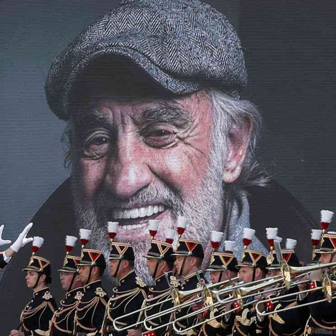 Numerosos rostros conocidos y honores de Estado para despedir a Jean Paul Belmondo