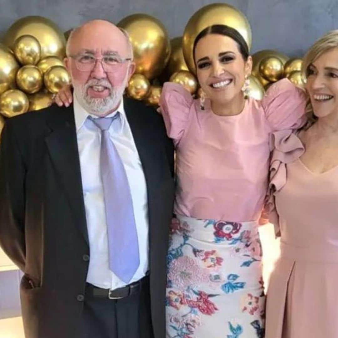 Paula Echevarría felicita a sus padres por sus 'bodas de oro más uno'