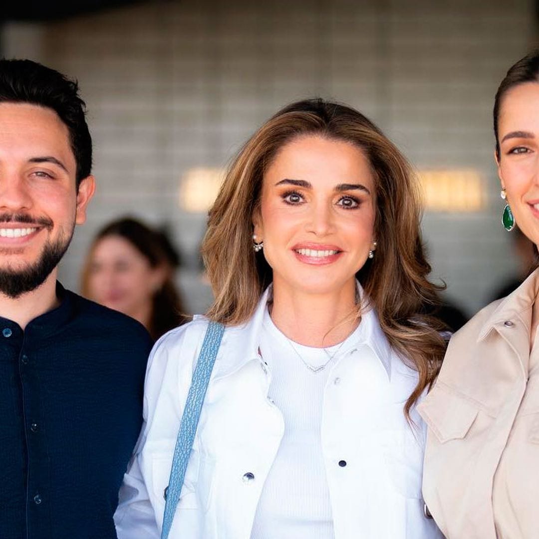 Rania de Jordania celebra sus 53 años con su hijo y su nueva nuera