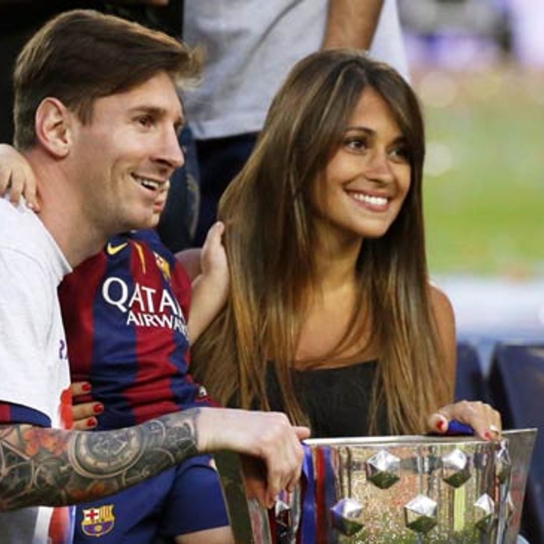 Messi y Antonella nos muestran un 'pedacito' de su hijo Mateo