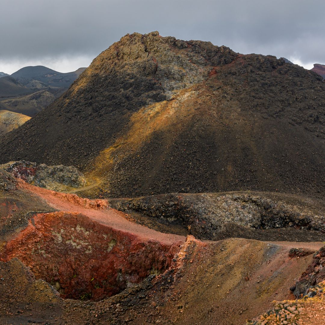 Paisaje volcánico de las Islas Galápagos