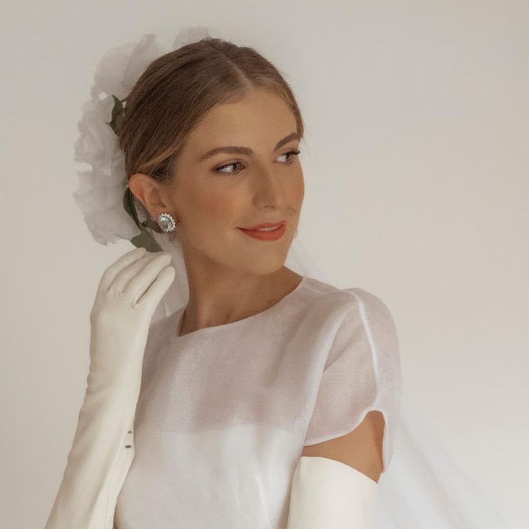 Un diseño palabra de honor y un minivestido encorsetado: los otros dos looks nupciales de Luisa Bergel