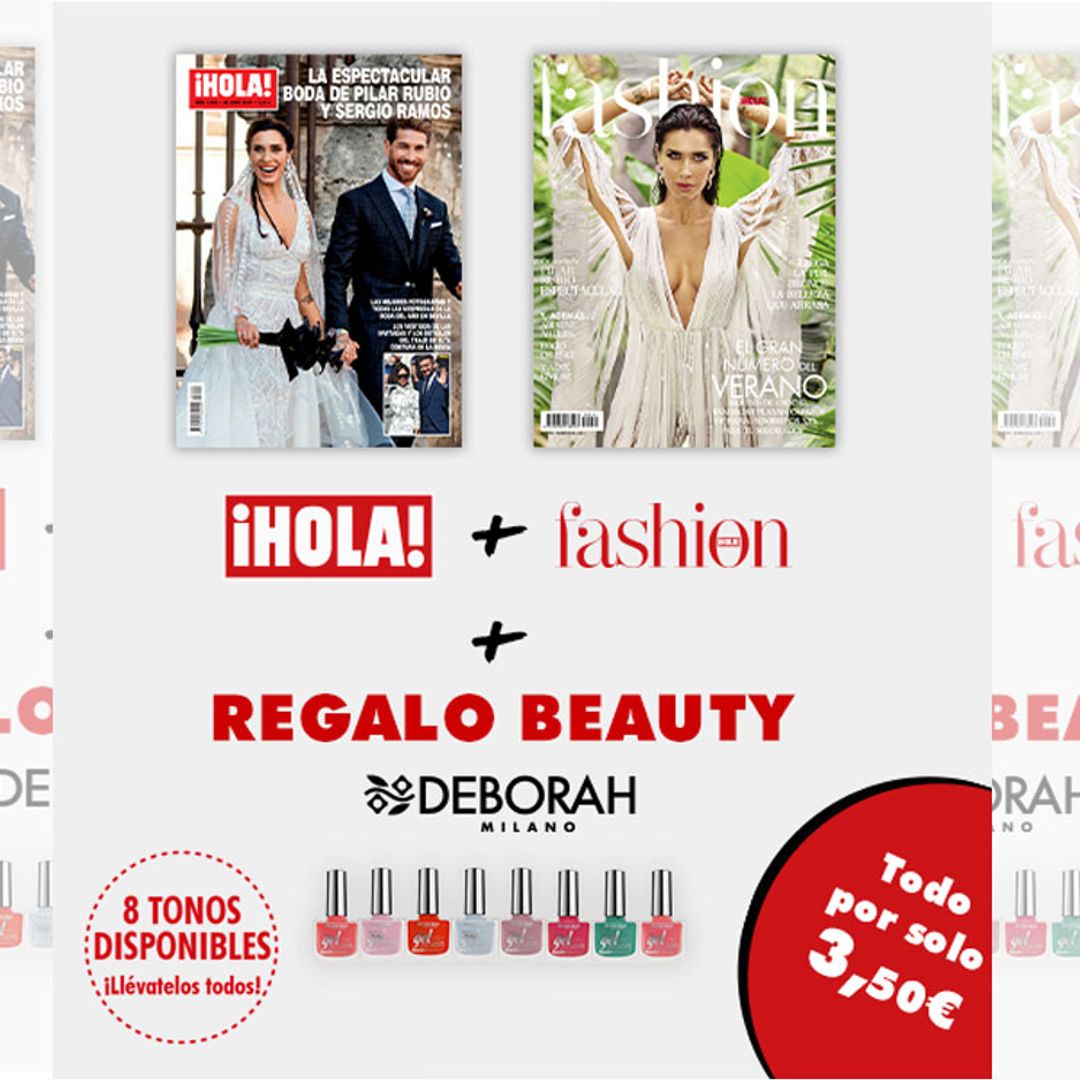 Compra esta semana el PACK de ¡HOLA! + FASHION y llévate de regalo una laca de uñas DEBORAH MILANO