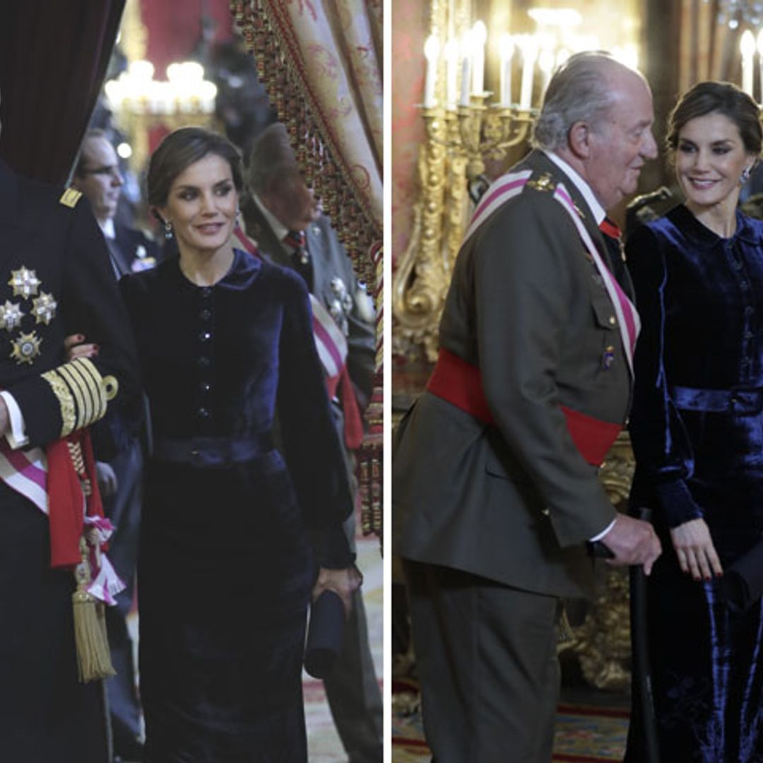 Los reyes Felipe y Letizia presiden por primera vez la Pascua Militar junto a los reyes Juan Carlos y Sofía