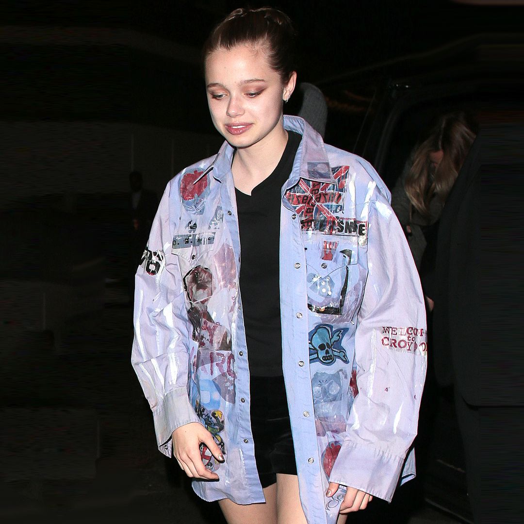 Shiloh Jolie paseando por Londres en octubre de 2021