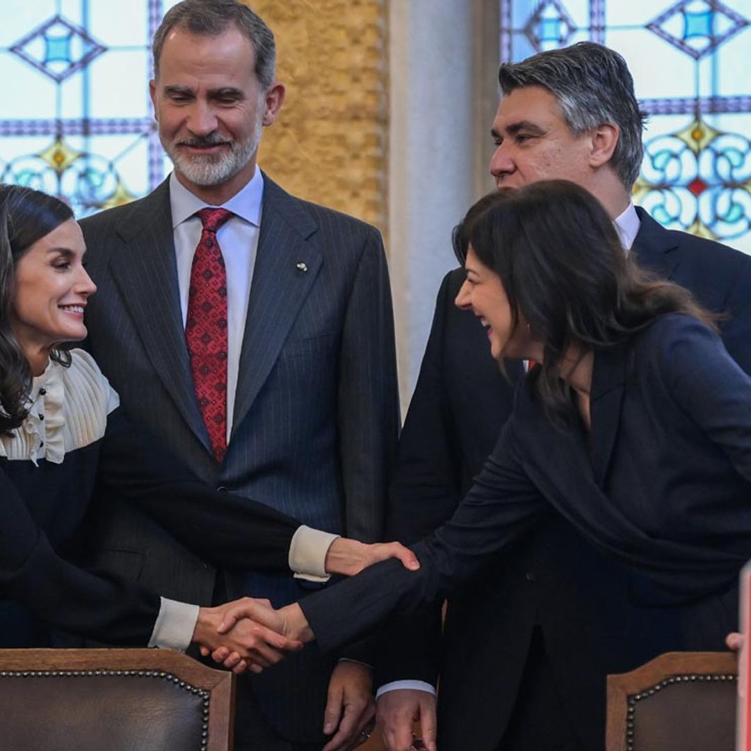 Los Reyes, acompañados por el presidente Milanovic y la primera dama, inauguran un importante foro científico en Croacia