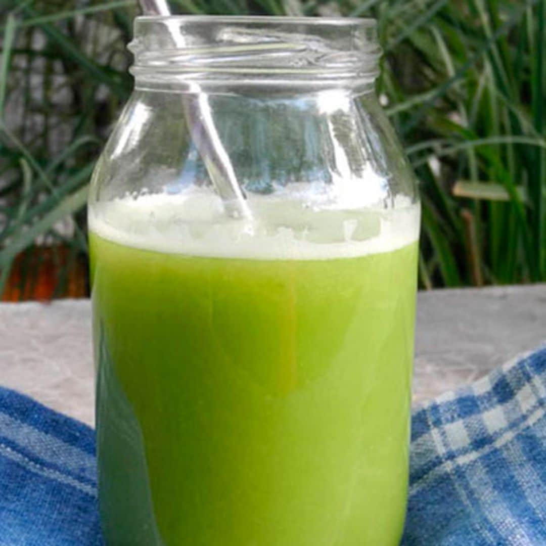 'Smoothie' verde con espirulina