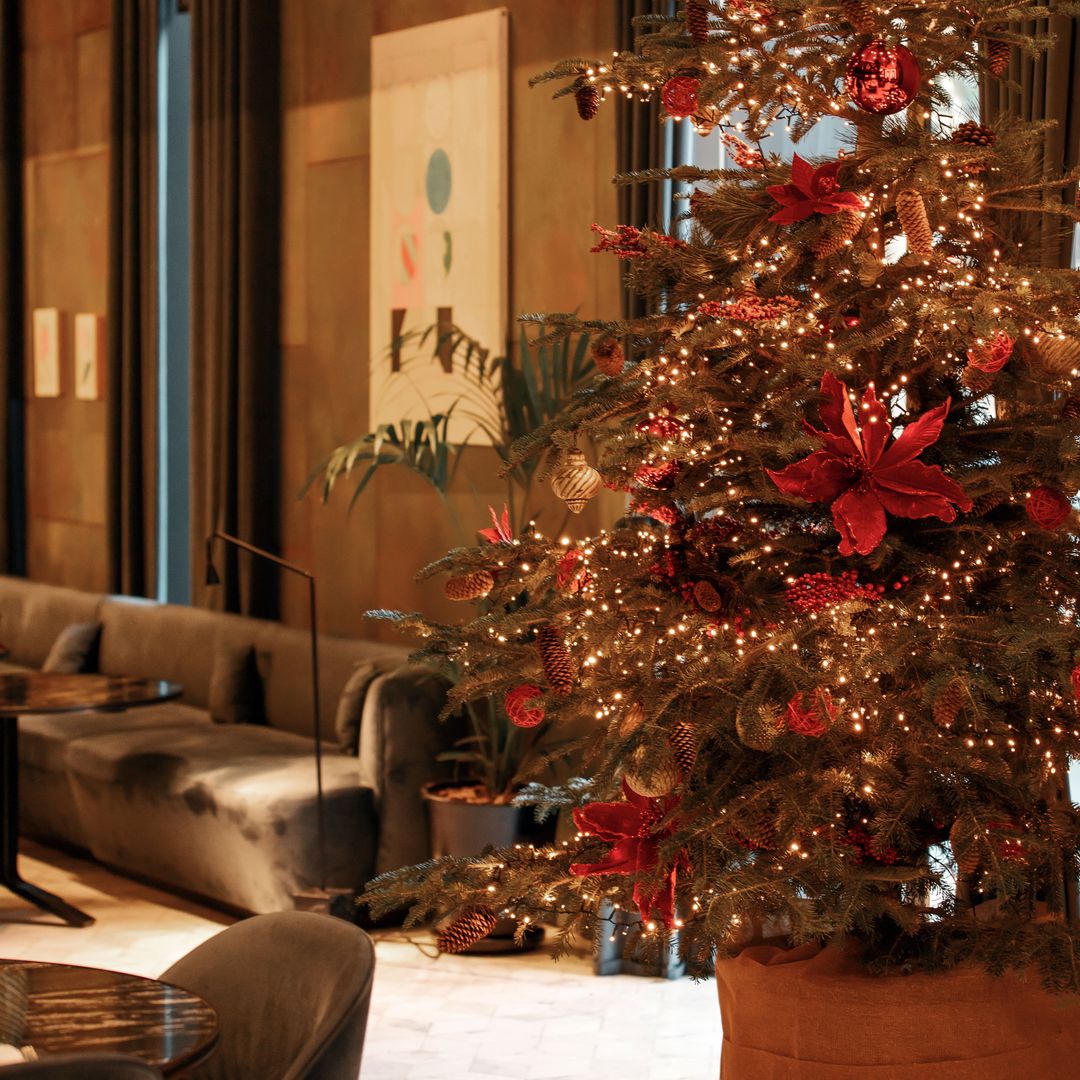 Decoración navideña en el Almanac Hotel Barcelona