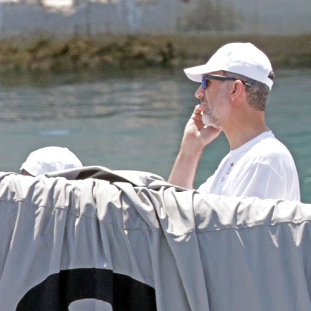 El rey Felipe VI, últimos entrenamientos antes de participar en la Copa de Vela de Palma