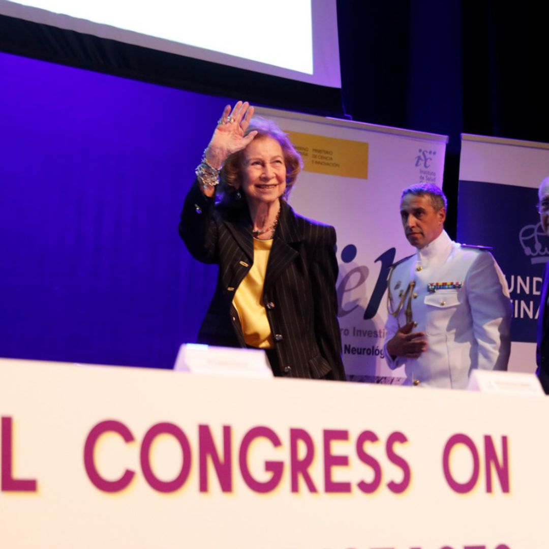 La reina Sofía conoce las novedades en la investigación del alzheimer en un congreso en Málaga