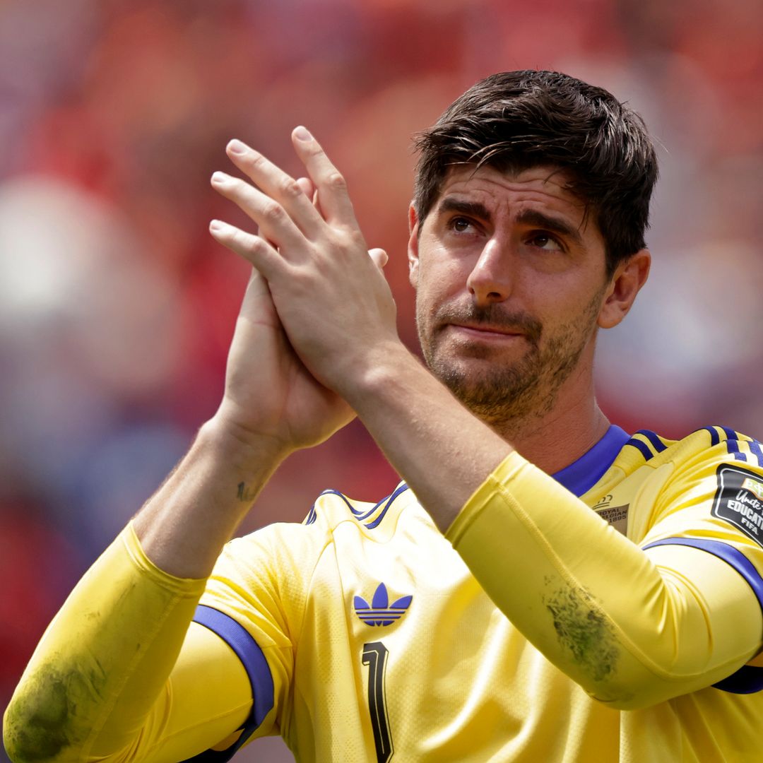 El abrazo de Thibaut Courtois a su hija de 2 años y la carta de apoyo de su mujer tras verlo llorando lesionado: "Lamentablemente, se acabó"