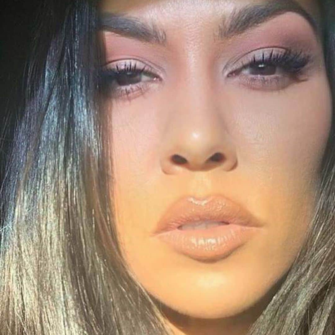 El secreto casero de Kourtney Kardashian para un cabello brillante