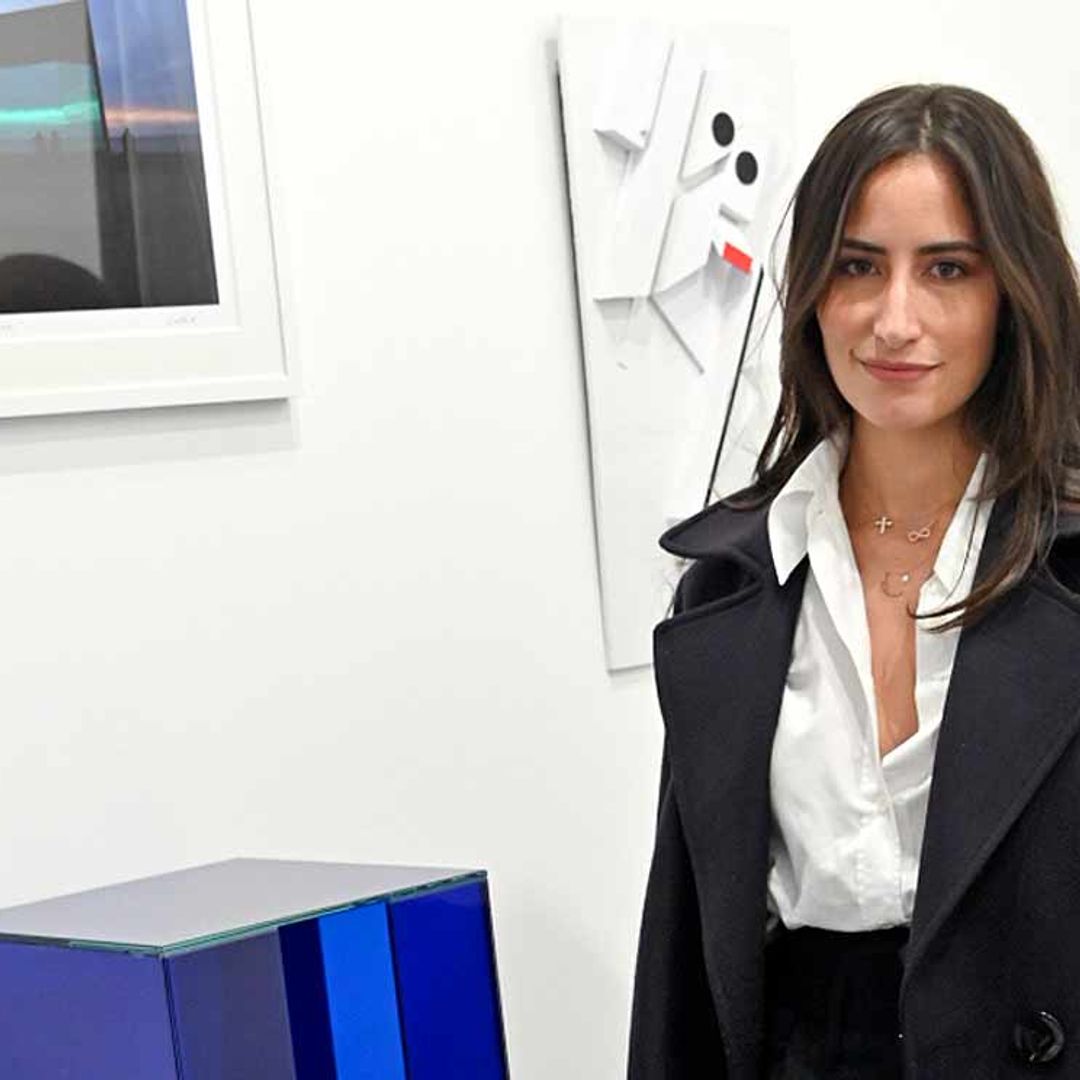 Rachel Valdés, novia de Alejandro Sanz, está en Madrid presentando su obra artística