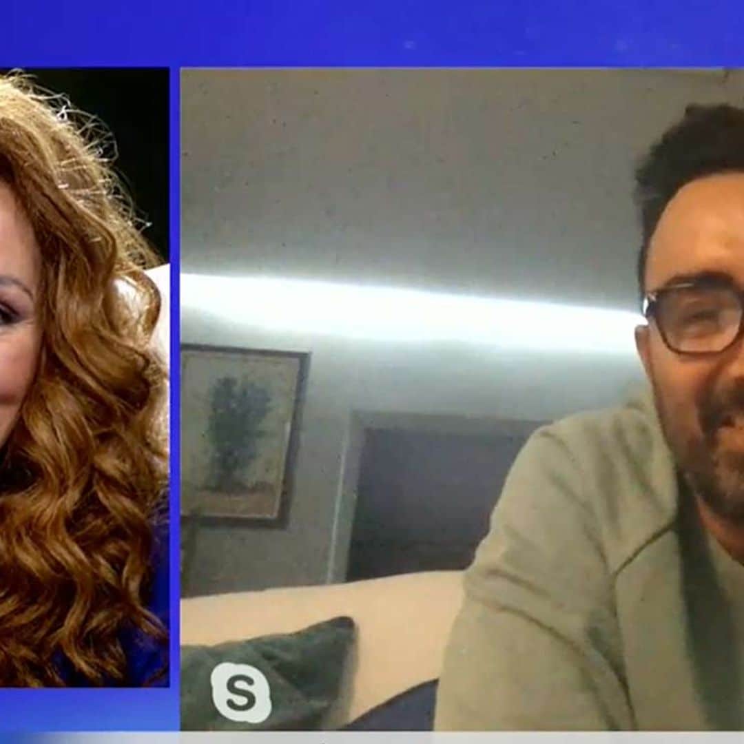 Fidel Albiac sorprende en directo a Rocío Carrasco